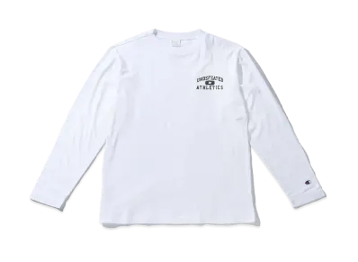 UNDEFEATED CHAMPION ATHLETICS L/S TEE - C8-P408 "White"