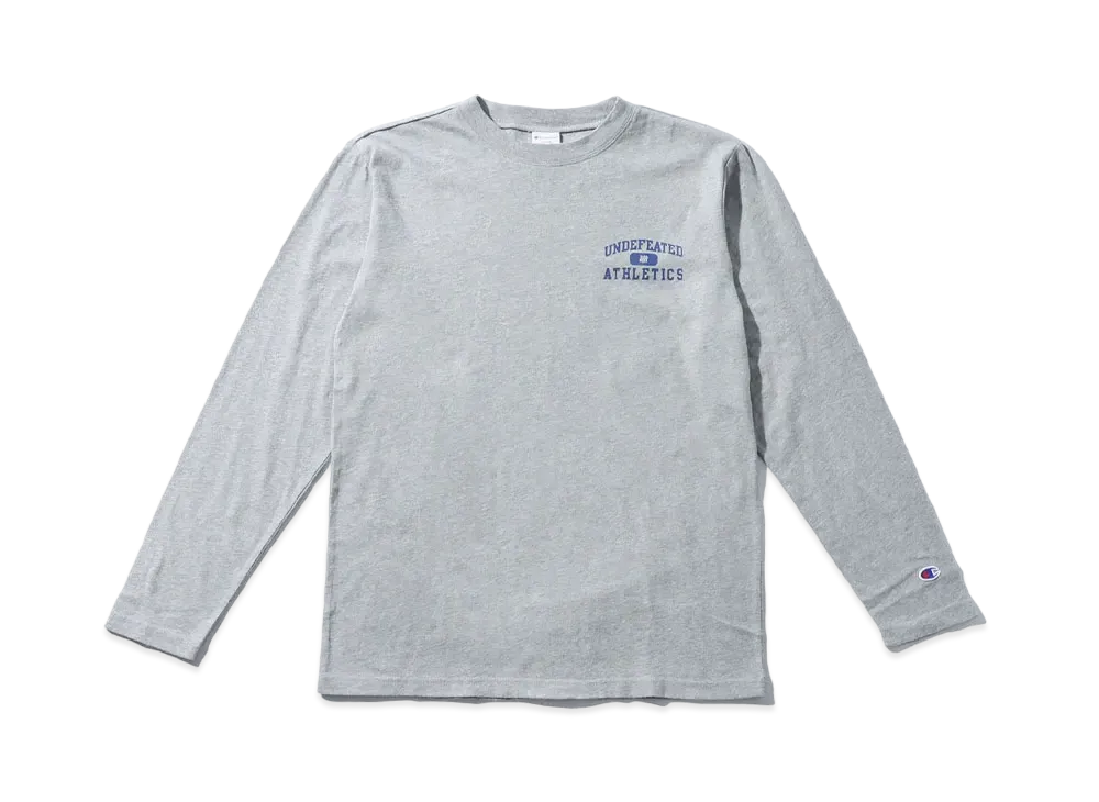 UNDEFEATED CHAMPION ATHLETICS L/S TEE - C8-P408 "Gray"
