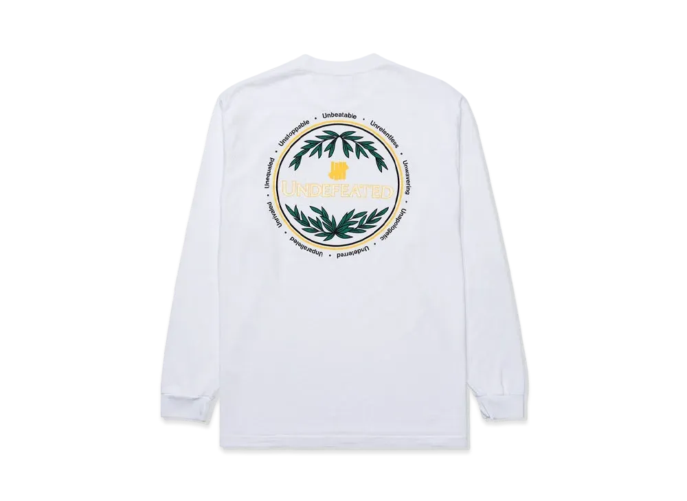 UNDEFEATED LAUREL L/S TEE - 80268 "White"