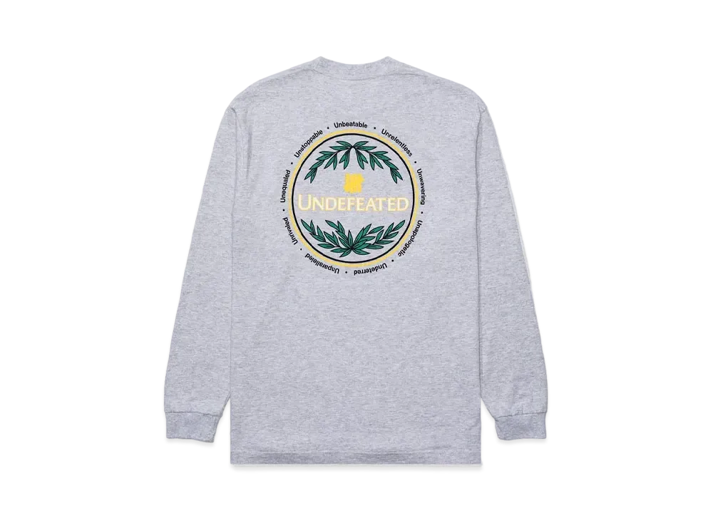 UNDEFEATED LAUREL L/S TEE - 80268 "Gray"