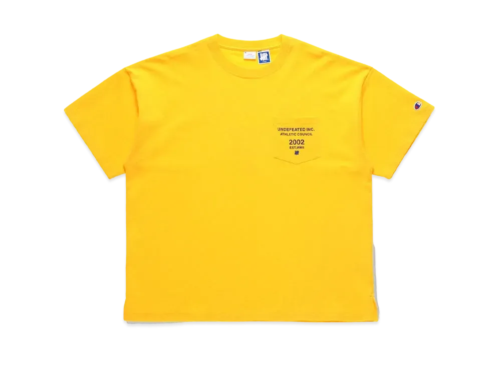 UNDEFEATED CHAMPION ATHLETIC COUNCIL LOOSE S/S TEE - C8-T325 "Yellow"