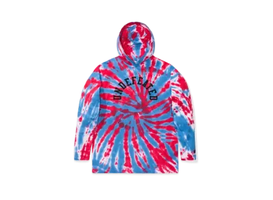 UNDEFEATED TIE DYED HOODED L/S TOP - 10034 "Blue"