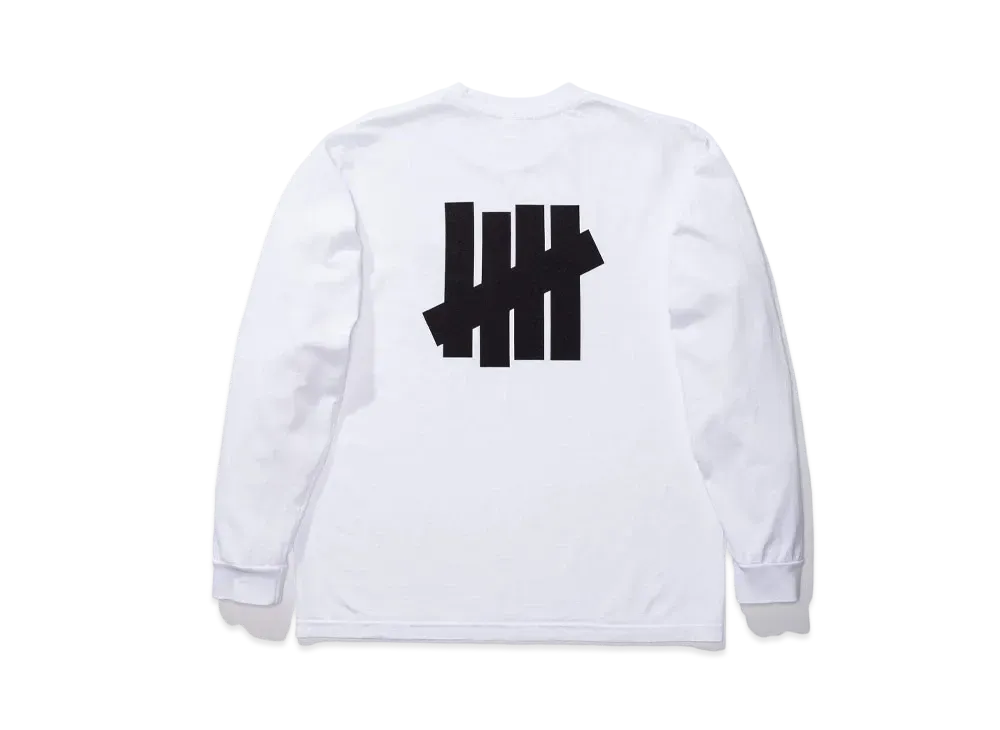 UNDEFEATED ICON L/S TEE - 80086 "White"