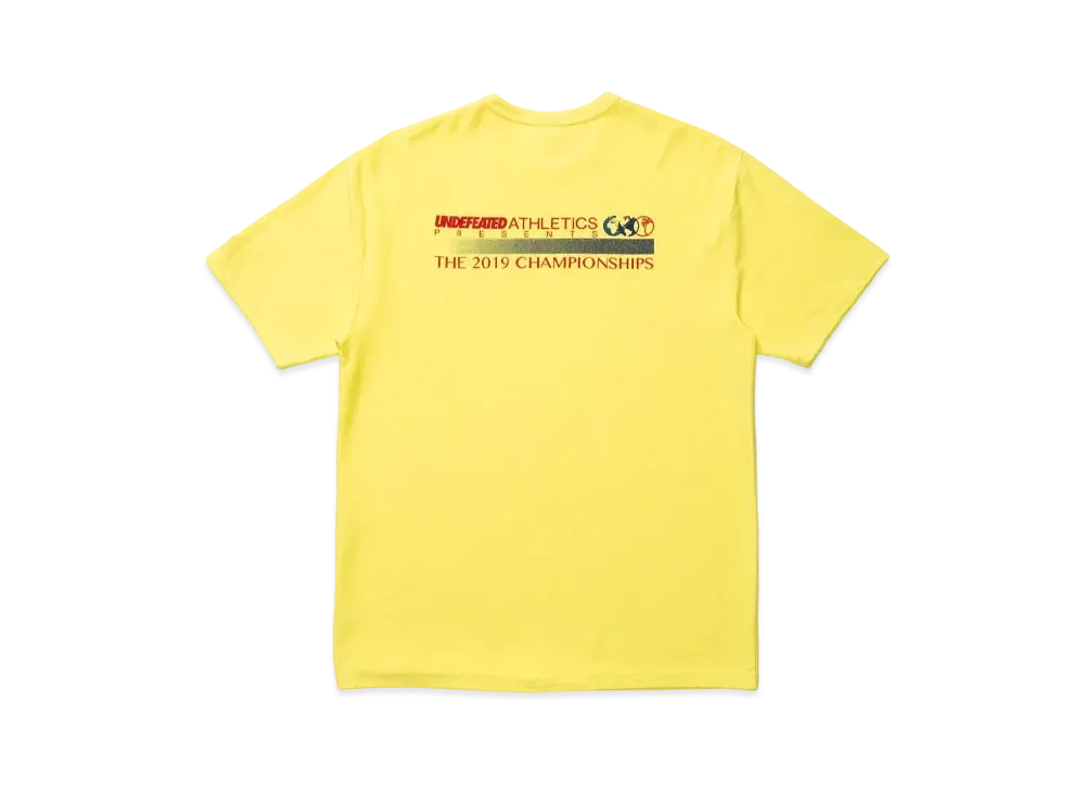 UNDEFEATED CHAMPIONSHIPS TOP - 10033 "Yellow"