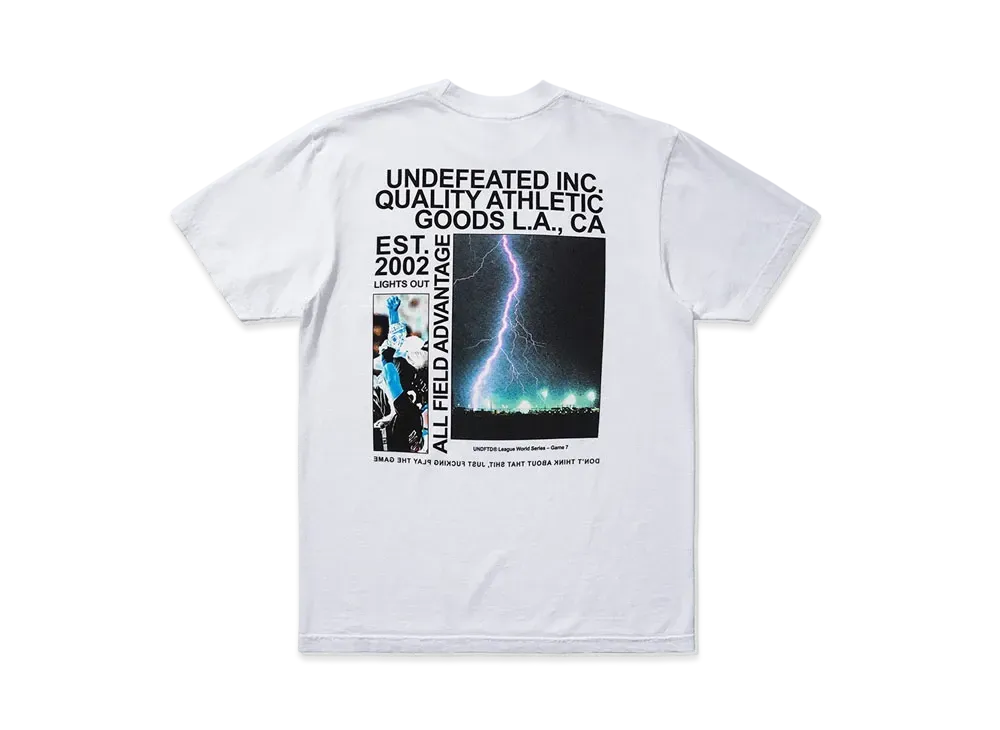 UNDEFEATED LIGHTS OUT S/S TEE - 80221 "White"