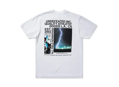 UNDEFEATED LIGHTS OUT S/S TEE - 80221 "White"