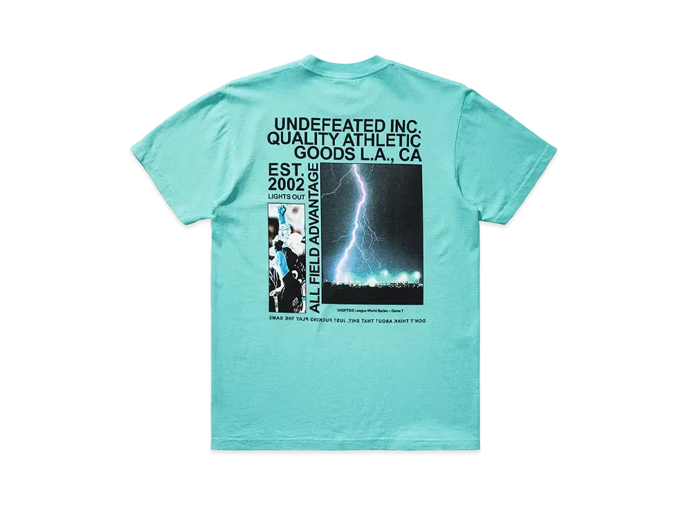 UNDEFEATED LIGHTS OUT S/S TEE - 80221 "Light Blue"