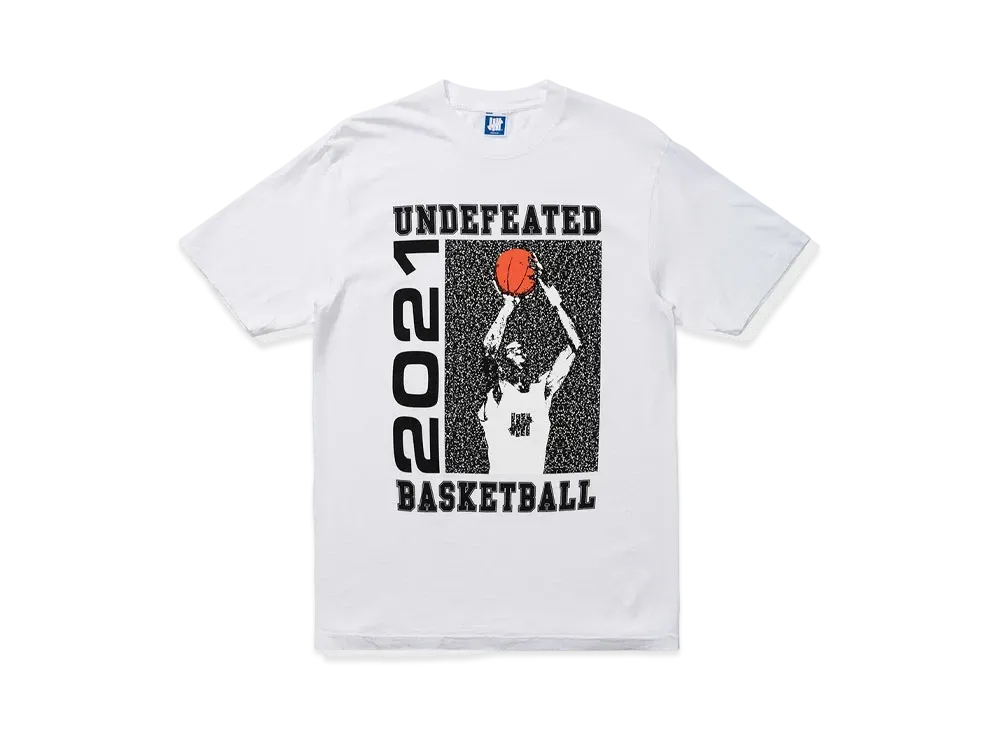 UNDEFEATED 2021 BASKETBALL S/S TEE - 80236 "White"