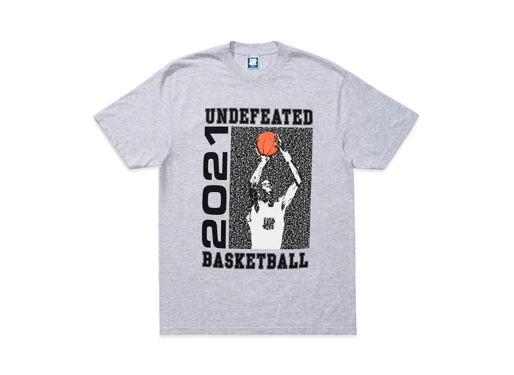 UNDEFEATED 2021 BASKETBALL S/S TEE - 80236 "Gray"