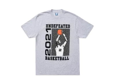 UNDEFEATED 2021 BASKETBALL S/S TEE - 80236 "Gray"