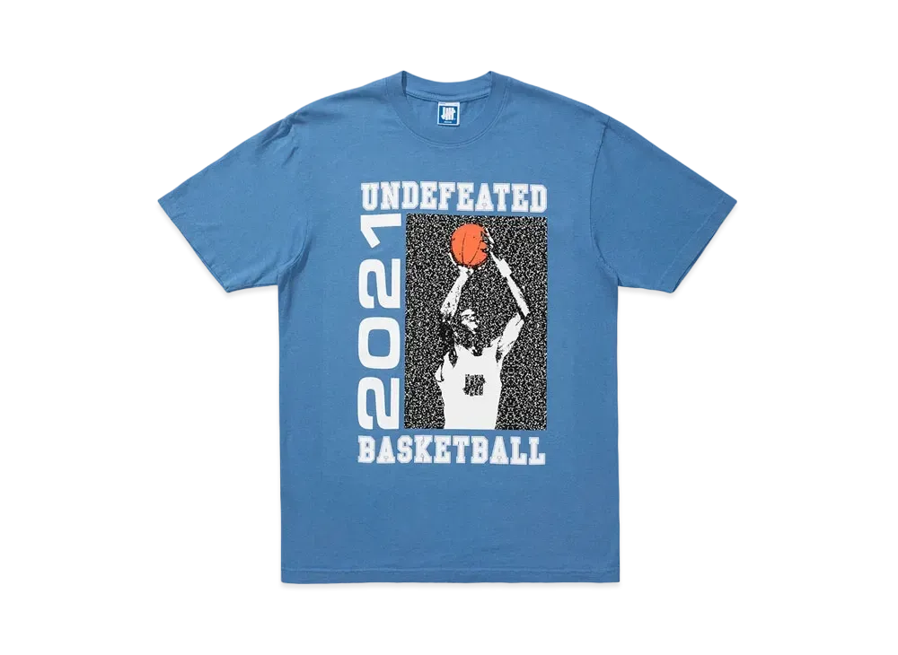 UNDEFEATED 2021 BASKETBALL S/S TEE - 80236 "Blue"