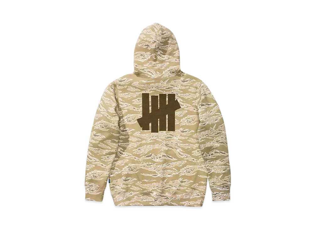 UNDEFEATED TIGER CAMO ICON HOODIE - 20068 "Beige"