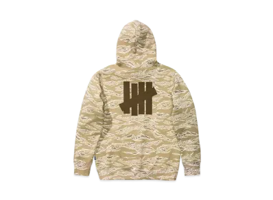 UNDEFEATED TIGER CAMO ICON HOODIE - 20068 "Beige"