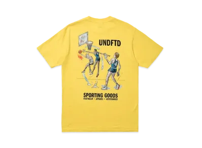 UNDEFEATED HOOP GOODS S/S TEE - 80231 "Yellow"