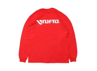 UNDEFEATED SPORT LOGO L/S TEE - 180113 "Red"