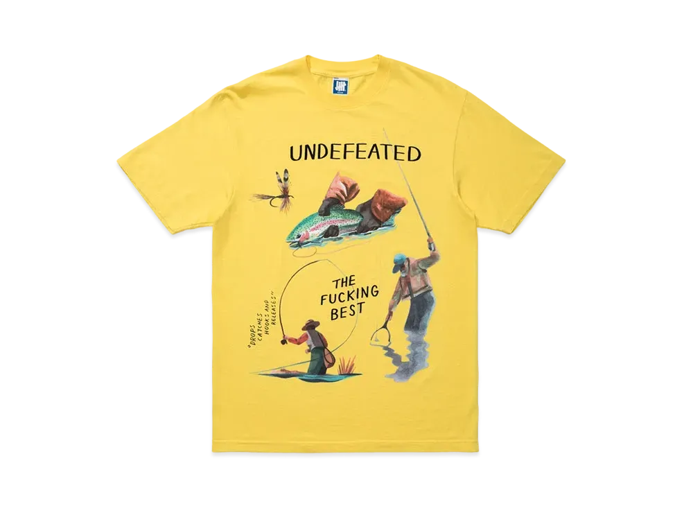 UNDEFEATED CATCH & RELEASE S/S TEE - 80242 "Yellow"
