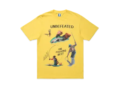 UNDEFEATED CATCH & RELEASE S/S TEE - 80242 "Yellow"