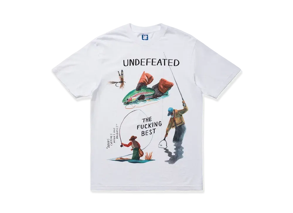 UNDEFEATED CATCH & RELEASE S/S TEE - 80242 "White"
