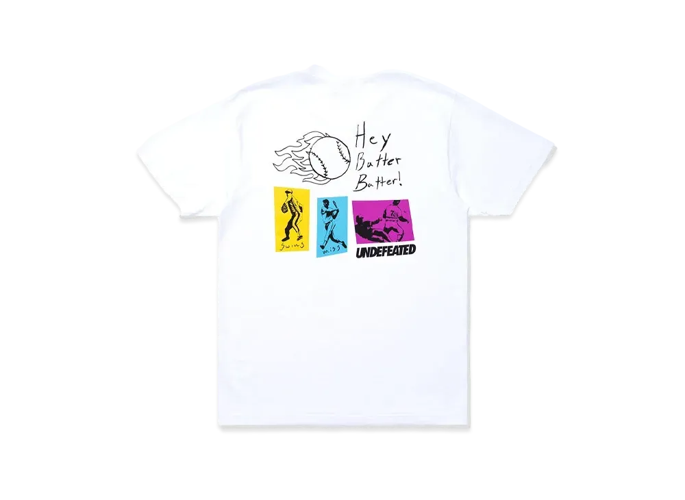 UNDEFEATED HEY BATTER S/S TEE - 80150 "White"