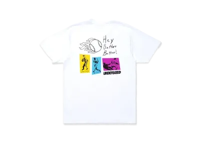 UNDEFEATED HEY BATTER S/S TEE - 80150 "White"