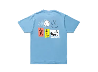 UNDEFEATED HEY BATTER S/S TEE - 80150 "Light Blue"