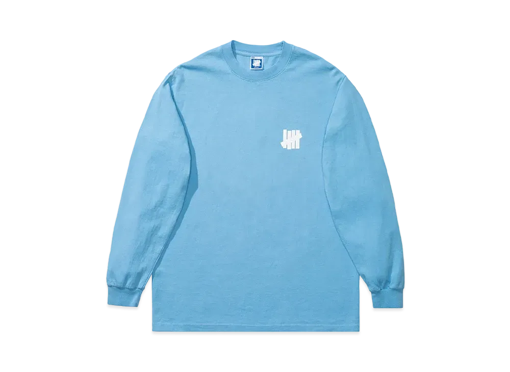 UNDEFEATED ICON L/S TEE - 80223 "Light Blue"