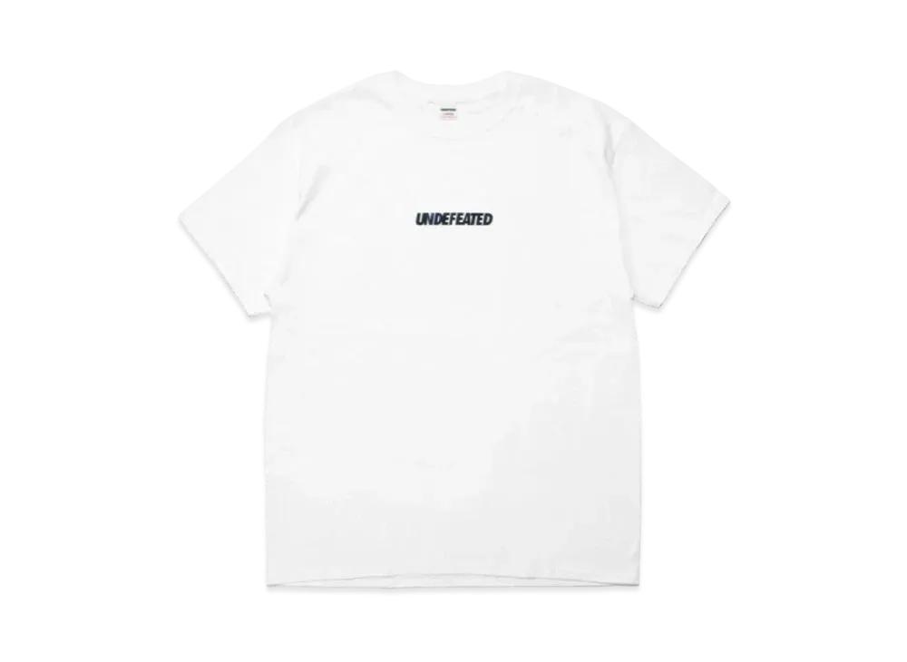 UNDEFEATED HOLOGRAPHIC LOGO S/S TEE - 180086 "White"
