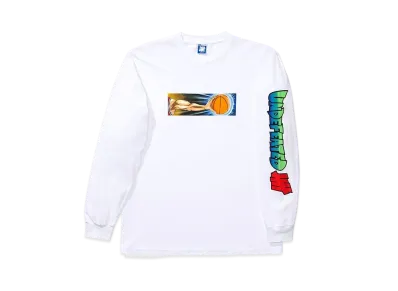 UNDEFEATED ANIME BBALL L/S TEE - 80204 "White"