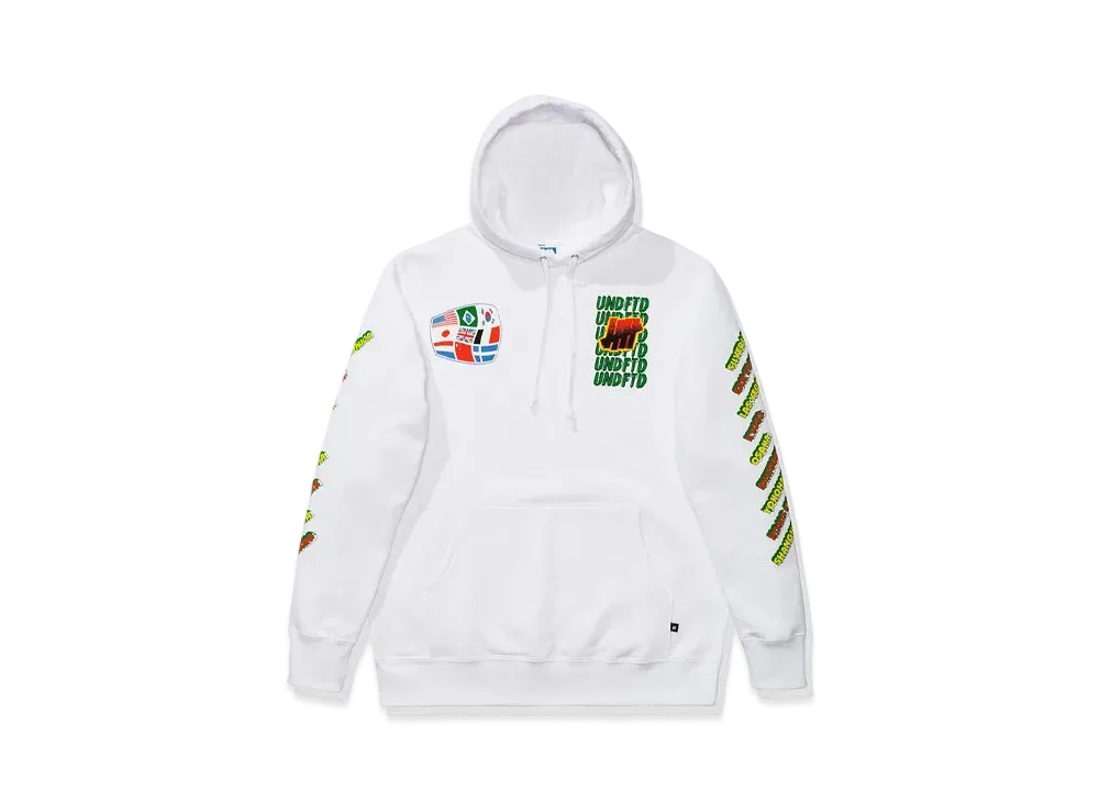 UNDEFEATED MOTO HOODIE - 70005 "White"