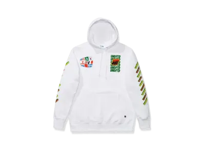 UNDEFEATED MOTO HOODIE - 70005 "White"