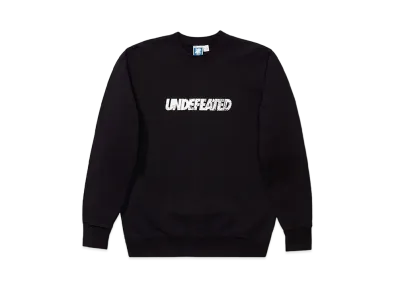 UNDEFEATED DISTRESSED CREWNECK - 20065 "Black"