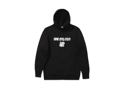 UNDEFEATED DISTRESSED HOODIE - 20064 "Black"