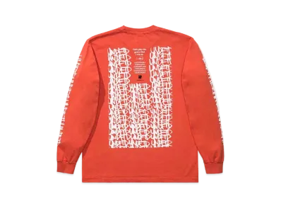 UNDEFEATED WRITER L/S TEE - 80207 "Red"