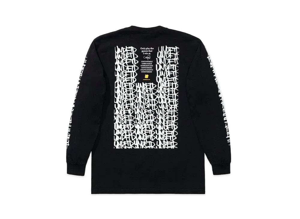 UNDEFEATED WRITER L/S TEE - 80207 "Black"