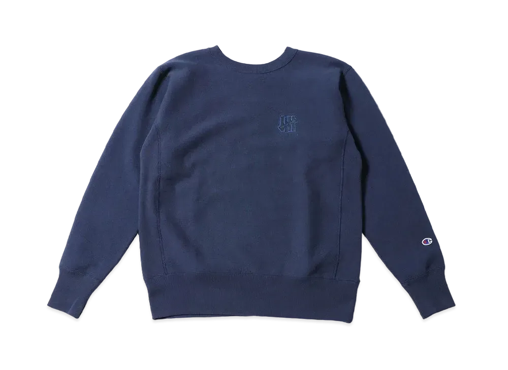 UNDEFEATED CHAMPION 5 STRIKE RW CREW SWEAT - C8-Q031 "Navy"