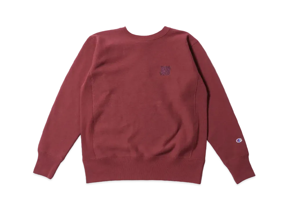 UNDEFEATED CHAMPION 5 STRIKE RW CREW SWEAT - C8-Q031 "Burgundy"