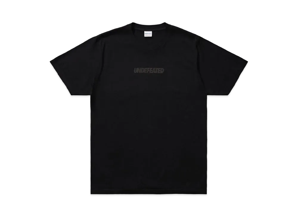 UNDEFEATED LOGO S/S TEE - 80156 "Black"