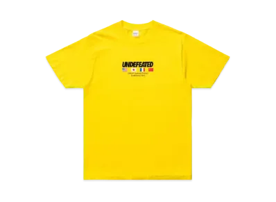UNDEFEATED OFFICIAL FLAGS S/S TEE - 80147 "Yellow"