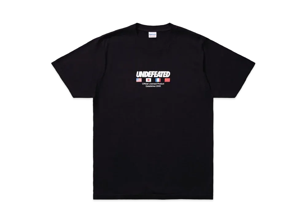UNDEFEATED OFFICIAL FLAGS S/S TEE - 80147 "Black"