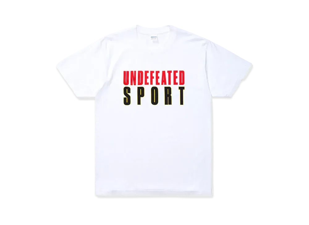 UNDEFEATED SPORT S/S TEE - 80144 "White"