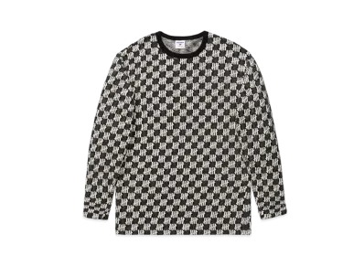 UNDEFEATED JACQUARD ICON L/S TEE - 10049 "White"