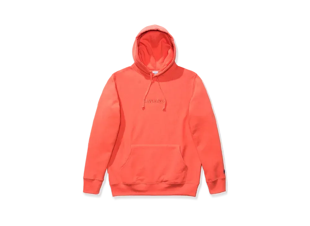 UNDEFEATED LOGO PULLOVER HOOD - 20057 "Red"