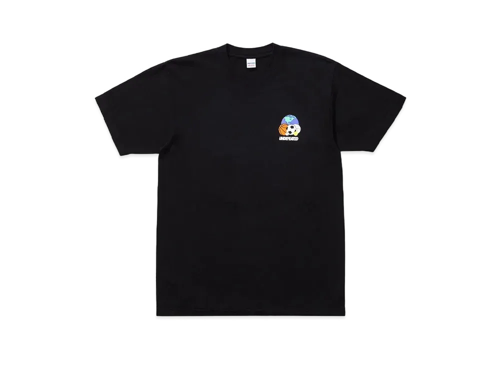 UNDEFEATED GLOBALLS S/S TEE - 80167 "Black"