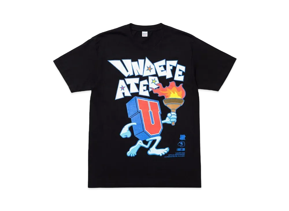UNDEFEATED TORCH RUN S/S TEE - 80158 "Black"