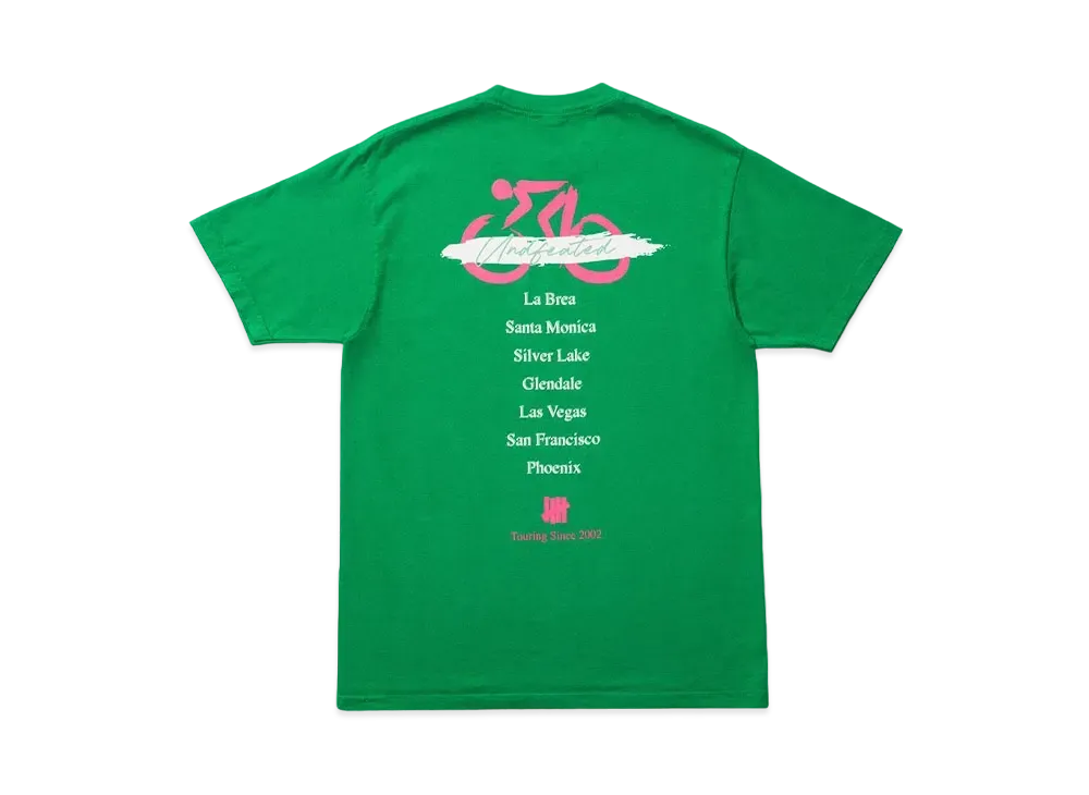 UNDEFEATED CYCLING S/S TEE - 80161 "Green"