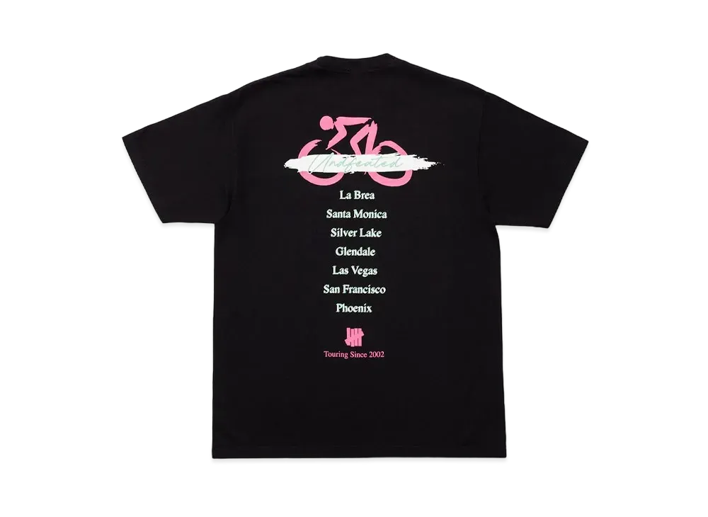 UNDEFEATED CYCLING S/S TEE - 80161 "Black"