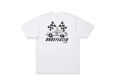 UNDEFEATED RACING FLAGS S/S TEE - 80178 "White"