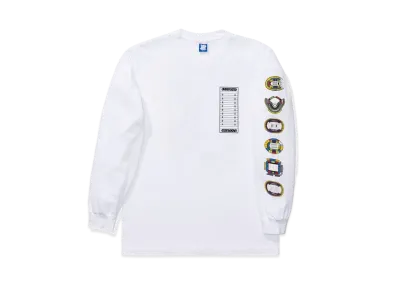 UNDEFEATED SEATING CHART L/S TEE - 80187 "White"