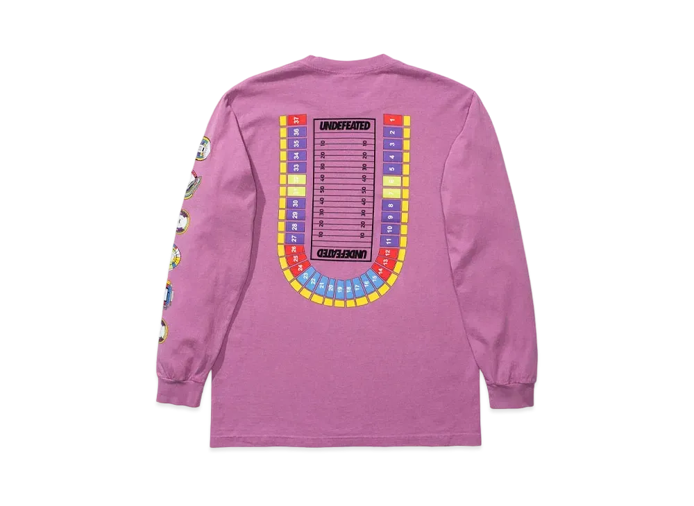UNDEFEATED SEATING CHART L/S TEE - 80187 "Purple"