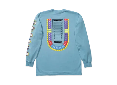 UNDEFEATED SEATING CHART L/S TEE - 80187 "Light Blue"
